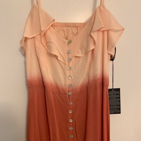 Forever 21 Peach Ombré Maxi - Picture 3 of 8